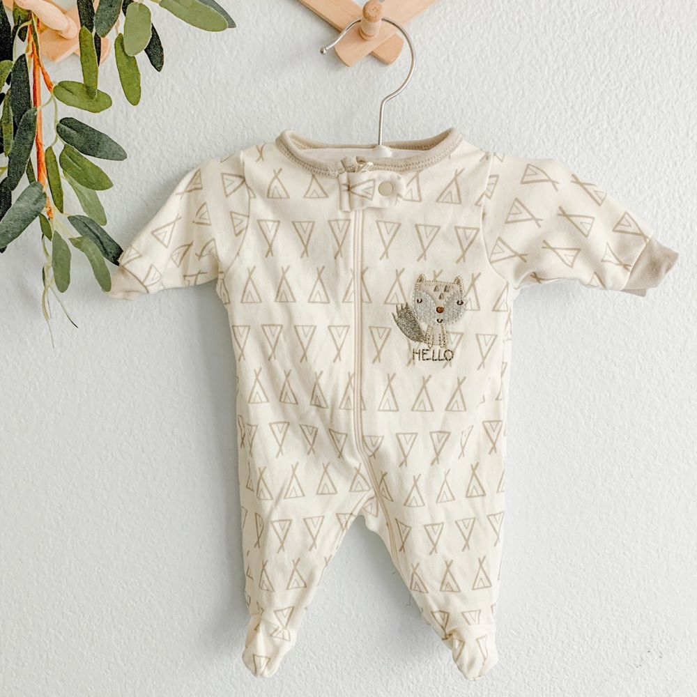 Footed onesie
